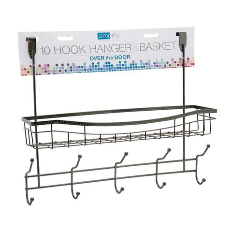 Organizador de metal para puerta