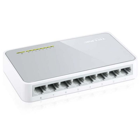 TP-LINK SWITCH DE ESCRITORIO DE 8 PUERTOS DE 10/100MBPS TLSF1008D