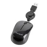 Targus | Mini Mouse | Optico Retractil | Negro Con Gris