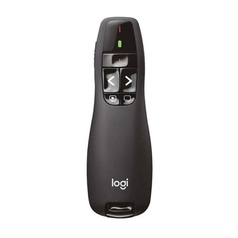 Logitech R400 Presentador Inalambrico USB con Apuntador Laser Para Windows, Rango 15m, Sin Instalacion