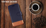 iPhone 8 Plus Wallet Case, Durable and Slim, Lightweight with Classic Design & Ultra-Strong Magnetic Closure, Faux Leather, Desert Sky, Apple 8 Plus