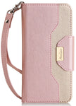 ProCase iPhone 8 Plus / 7 Plus Wallet Case, Flip Fold Card Case Stylish Slim Stand Cover with Wallet Case for Apple iPhone 8 Plus/iPhone 7 Plus -Pink