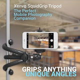 Xenvo SquidGrip Flexible Tripod for iPhone, Android, GoPro, Compatible with All Cell Phones and Action Cameras