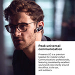 Sennheiser Presence UC ML (504575) - Dual Connectivity, Single-Sided Bluetooth Headset for Mobile Device & Softphone/PC Connection, with Carrying Case and USB Dongle (Black)
