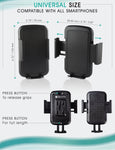 Bestrix Universal CD Phone Mount Cell Phone Holder for Car Compatible with All Smartphones up to 6.5"