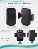 Bestrix Universal CD Phone Mount Cell Phone Holder for Car Compatible with All Smartphones up to 6.5"