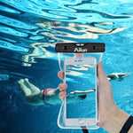 AILUN Waterproof Phone Pouch,2pack IPX8 Snowproof,Dirtproof Case Bag,Universal Compatible iPhone X/Xs/XR/Xs Max/8 Plus,7/7Plus,6 Plus/6/6s,Galaxy S9/S9+,S8/S7,Boating/Hiking/Swimming/Diving[Clear]