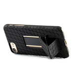 iPhone 8, iPhone 7 Holster, WizGear Shell Holster Combo Case for Apple iPhone 7 with Kick-Stand and Belt Clip - Black (iPhone 7/8)