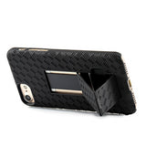 iPhone 8, iPhone 7 Holster, WizGear Shell Holster Combo Case for Apple iPhone 7 with Kick-Stand and Belt Clip - Black (iPhone 7/8)