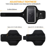 Galaxy S9 Armband,RUNBACH Sweatproof Running Exercise Gym Cellphone Sportband Bag with Fingerprint Touch/Key Holder and Card Slot for Samsung Galaxy S9 (Black)