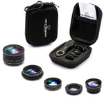 Phone Camera Lens Kit for iPhone Xs/R/X/8/7/6s Pixel, Samsung. 2xTele Lens Zoom Lens+198°Fisheye Lens+0.63XWide Angle Lens &15XMacro Lens+CPL Smartphone,Android,iPhone Lens. Phone Gadget.Photography.