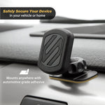 SCOSCHE MAGDMB MagicMount Universal Magnetic Phone/GPS Mount for the Car, Home or Office in Frustration Free Packaging