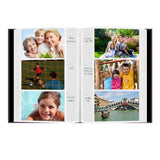 Fabric Frame Cover Photo Album 300 Pockets Hold 4x6 Photos, Wildberry Purple