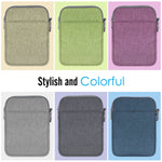 MoKo 6 Inch Kindle Sleeve Case Fits for All-New Kindle 10th Generation 2019/Kindle Paperwhite 2018, Nylon Cover Pouch Bag for Kindle Voyage/Kindle (8th Gen, 2016)/Kindle Oasis 6" E-Reader, Dark Gray