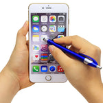 Electronic Screen Touch Stylus, Skoloo 14 Pack 2 in 1 Slim Long Click Ink Stylus Ballpoint Pen for Universal Android Touch Screen Tablet Smartphone, Google Nexus, Samsung Galaxy, HTC, Multi-Colored