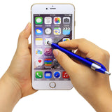 Electronic Screen Touch Stylus, Skoloo 14 Pack 2 in 1 Slim Long Click Ink Stylus Ballpoint Pen for Universal Android Touch Screen Tablet Smartphone, Google Nexus, Samsung Galaxy, HTC, Multi-Colored