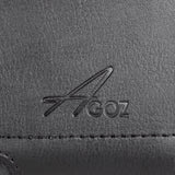 For Samsung Galaxy NOTE 8, NOTE 9,Galaxy S8 PLUS, S9 PLUS,Premium Leather AGOZ Pouch Case Holster Cover Belt Clip Loops Magnetic Closure(To fit with OTTERBOX Defender, Commuter,LifeProof,Mophie Juice)