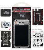 Cell Phones Wallet Pocket for Back of Phones - Gecko Stick-on Adhesive Pockets (Blank - Black)