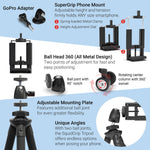 Xenvo SquidGrip Flexible Tripod for iPhone, Android, GoPro, Compatible with All Cell Phones and Action Cameras