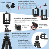 Xenvo SquidGrip Flexible Tripod for iPhone, Android, GoPro, Compatible with All Cell Phones and Action Cameras