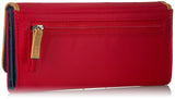 Nautica Women's Perfect Carry-All Money Manager RFID Blocking Wallet Organizer, Red