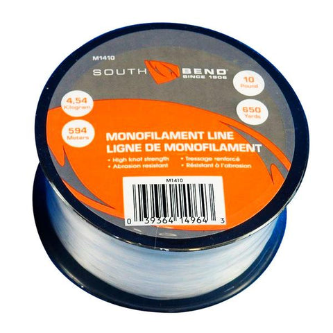 Nylon monofilo de pesca de 4.5 kg y 594 metros, South bend