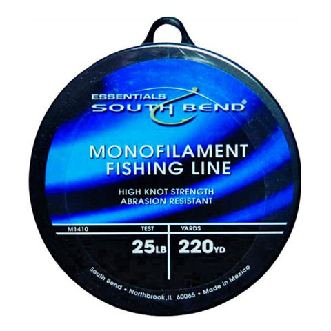 Nylon monofilo de pesca de 11 kg y 201 metros, South bend