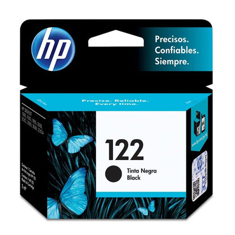 Marca: HP, CONSUMIBLES PARA IMPRESIÓN, Cartucho de tinta HP 122 negra Original (CH561HL)