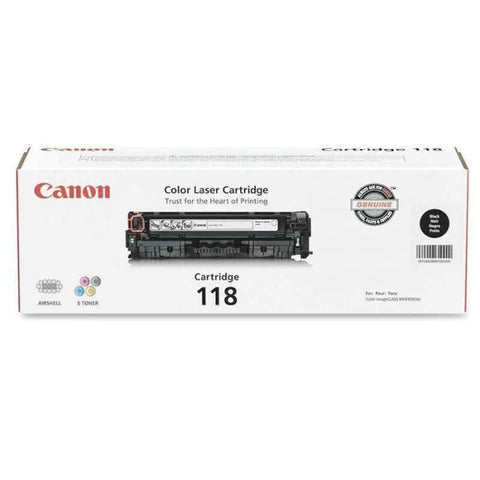 Marca: CANON, CONSUMIBLES PARA IMPRESIÓN, CANON - CARTUCHO DE TONER 118 - NEGRO