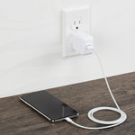 AmazonBasics One-Port USB Wall Charger (2.4 Amp) - White