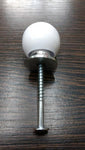 Tirador redondo de plástico blanco para mueble, Pacifica hardware