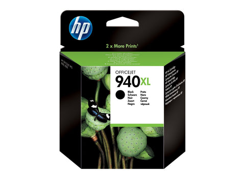 HP 940XL High Yield Black Original Ink Cartridge, Codigo: C4906AL