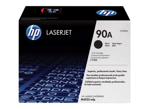 HP 90A Black Original LaserJet Toner Cartridge, Codigo: CE390A