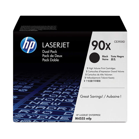 HP 90X High Yield Black Original LaserJet Toner Cartridge, Codigo: CE390X