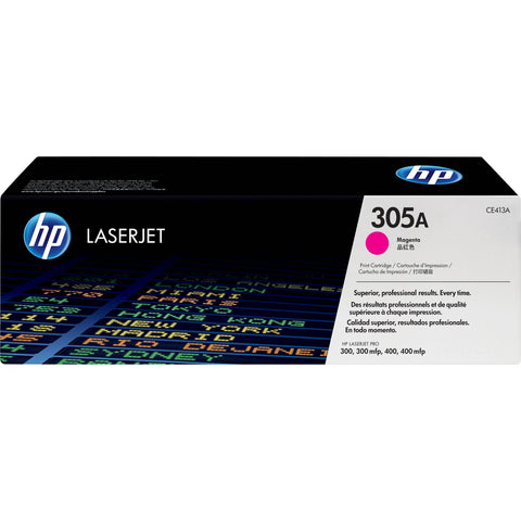 HP 305A Magenta Original LaserJet Toner Cartridge, Codigo: CE413A (HP305A)