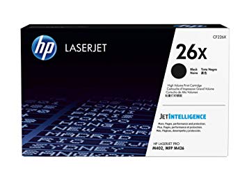 HP 26X High Yield Black Original LaserJet Toner Cartridge, Codigo: CF226X