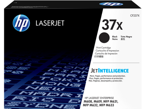 HP 37X Black Original Laser Jet Toner Cartridge, Codigo: CF237X