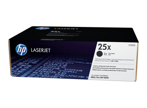 HP 25X High Yield Black Original LaserJet Toner Cartridge, Codigo: CF325X