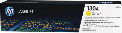 HP 130A Yellow Original LaserJet Toner Cartridge, Codigo: CF352A