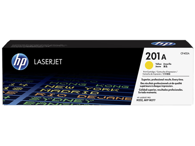 HP 201A Yellow Original LaserJet Toner Cartridge, Codigo: CF402A