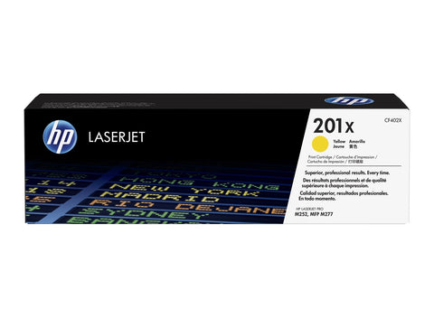 HP 201X High Yield Yellow Original LaserJet Toner Cartridge, Codigo: CF402X