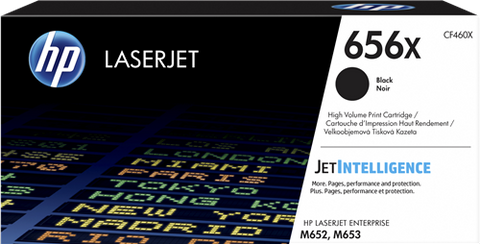 HP LaserJet Toner Cartridge High Yield Black 656X, Codigo: CF460X