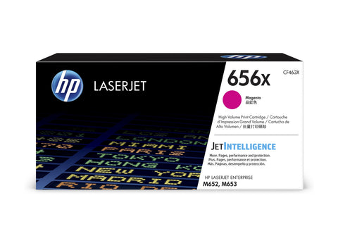 HP LaserJet Toner Cartridge High Yield Magenta 656X, Codigo: CF463X