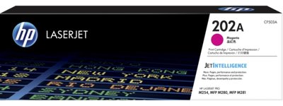 HP 202A Magenta Original LaserJet Toner Cartridge, Codigo: CF503A