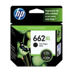 HP 662XL Black Ink Cartridge, Codigo: CZ105AL