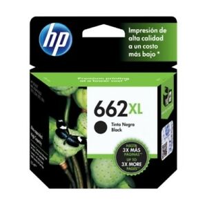 HP 662XL Black Ink Cartridge, Codigo: CZ105AL