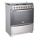 Estufa a gas de 30" de acero con 6 quemadores, Frigidaire