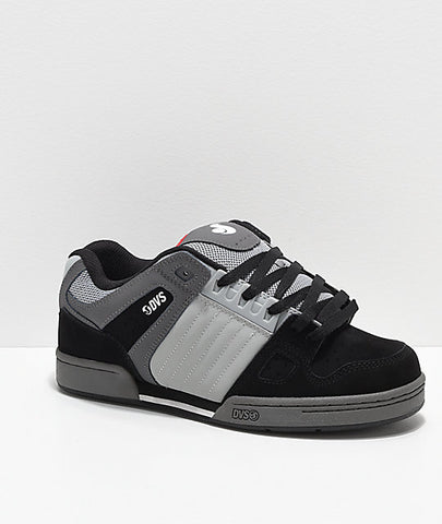DVS Celsius Black, Grey, White & Red Skate Shoes M9.5