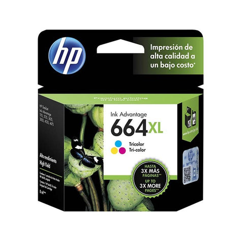 HP 664XL Tricolor Ink Cartridge, Codigo: F6V30AL ((HP664 XL Tricolor)
