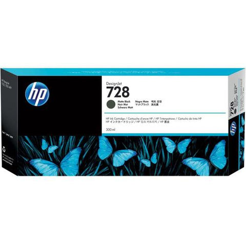 HP 728 300-ml Matte Black Ink Cartridge, Codigo: F9J68A